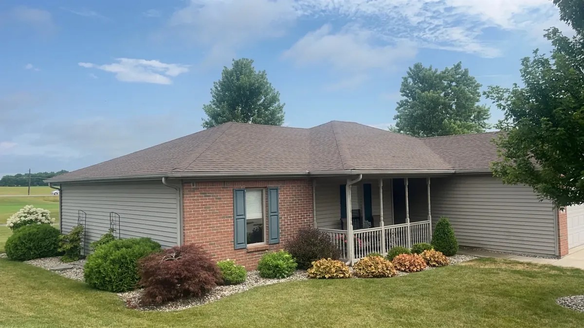 Brick ranch home with new roof, Northeast Indiana